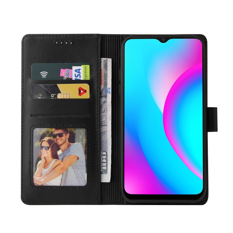 For Realme C15 GQUTROBE Skin Feel Magnetic Leather Phone Case