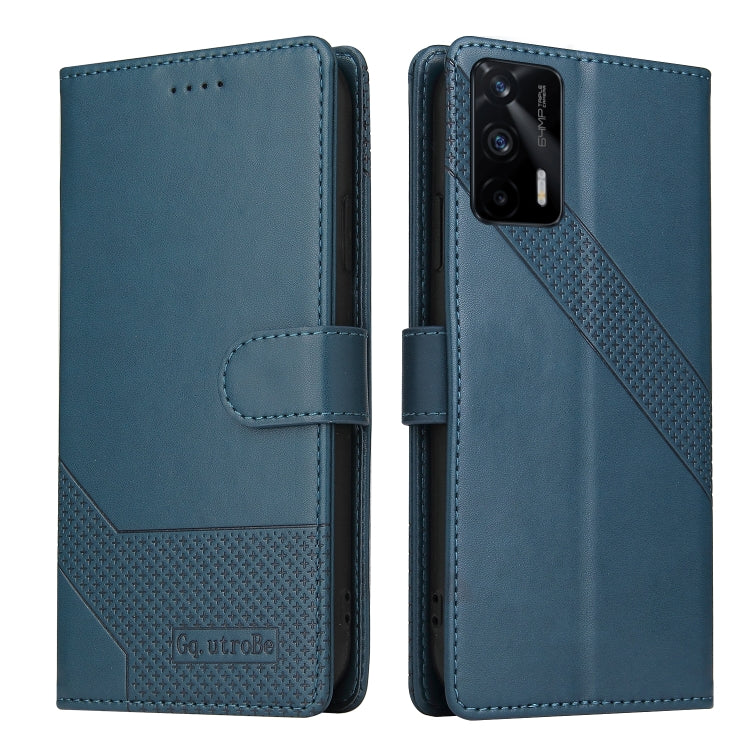 For Realme GT 5G GQUTROBE Skin Feel Magnetic Leather Phone Case