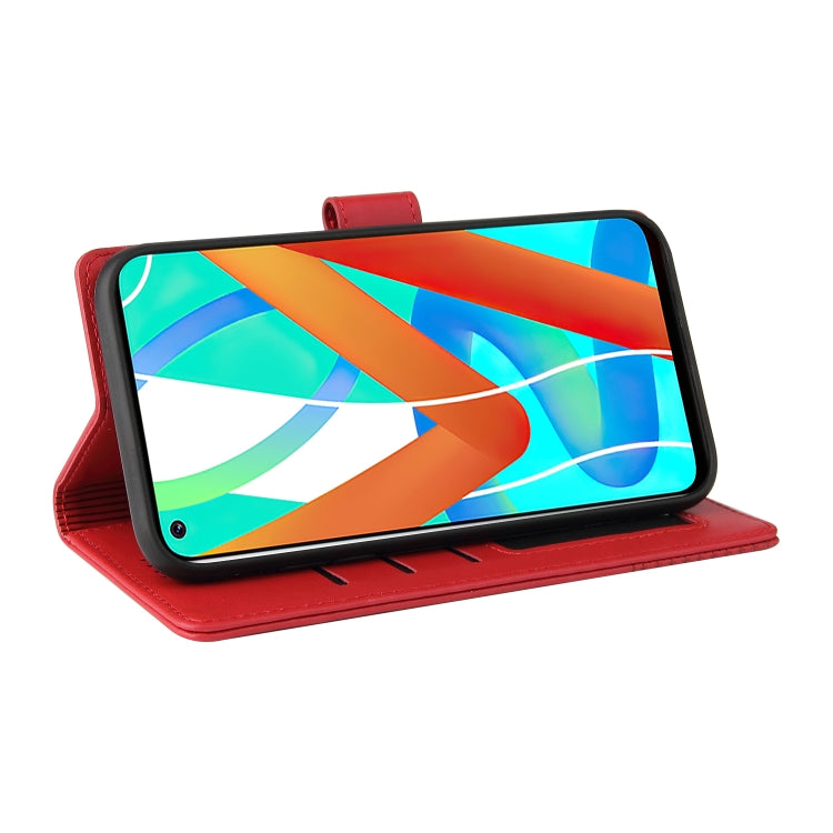 For Realme V13 5G GQUTROBE Skin Feel Magnetic Leather Phone Case