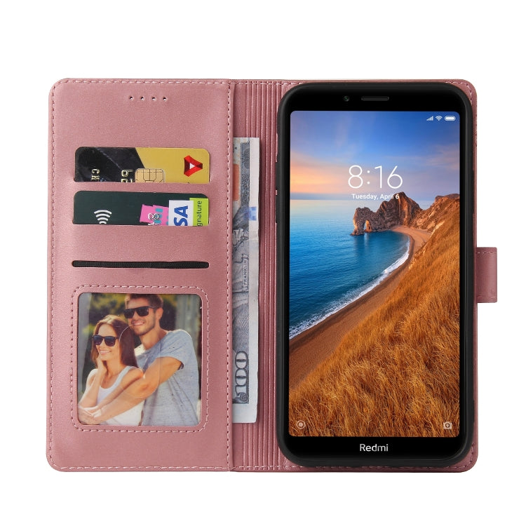 For Xiaomi Redmi 7A GQUTROBE Skin Feel Magnetic Leather Phone Case