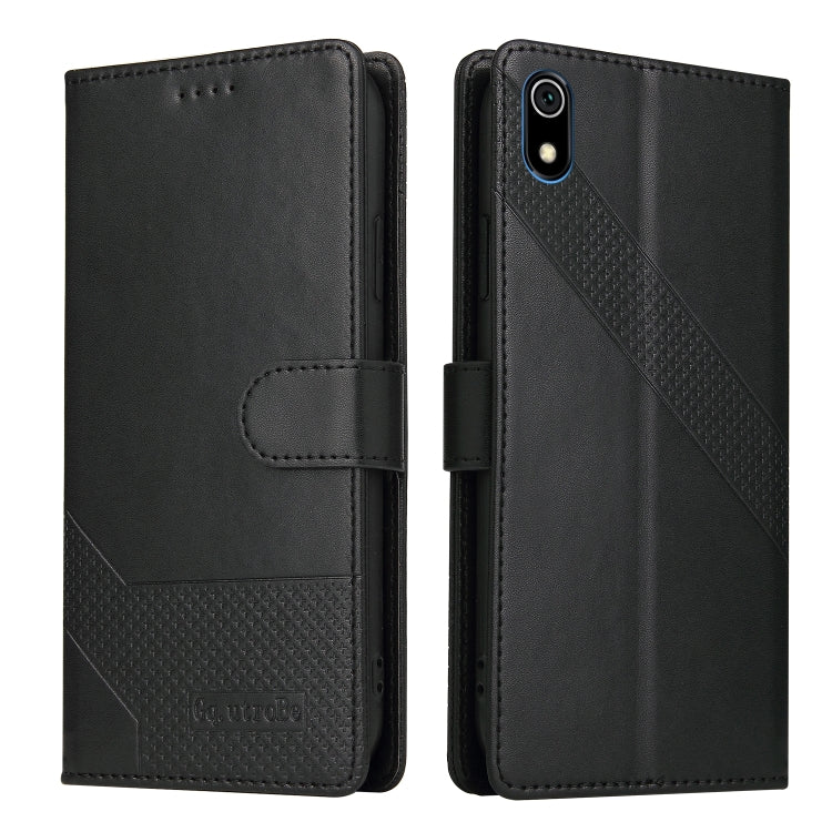 For Xiaomi Redmi 7A GQUTROBE Skin Feel Magnetic Leather Phone Case