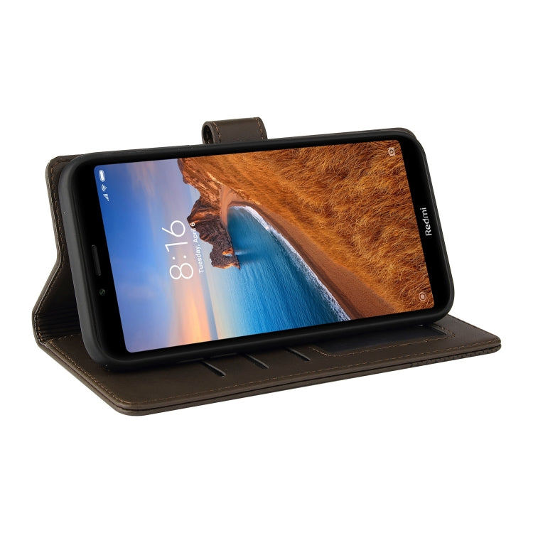 For Xiaomi Redmi 7A GQUTROBE Skin Feel Magnetic Leather Phone Case