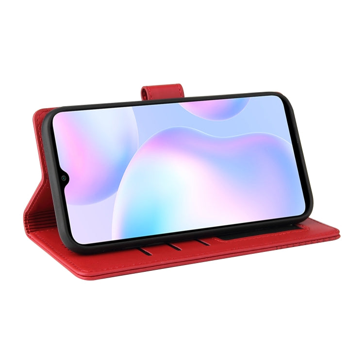 For Xiaomi Redmi 9A GQUTROBE Skin Feel Magnetic Leather Phone Case