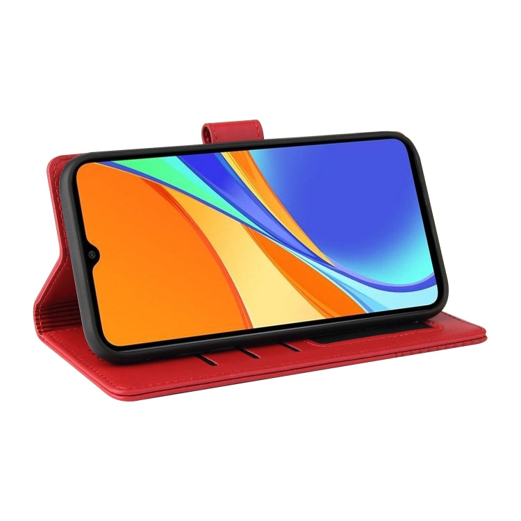 For Xiaomi Redmi 9C GQUTROBE Skin Feel Magnetic Leather Phone Case