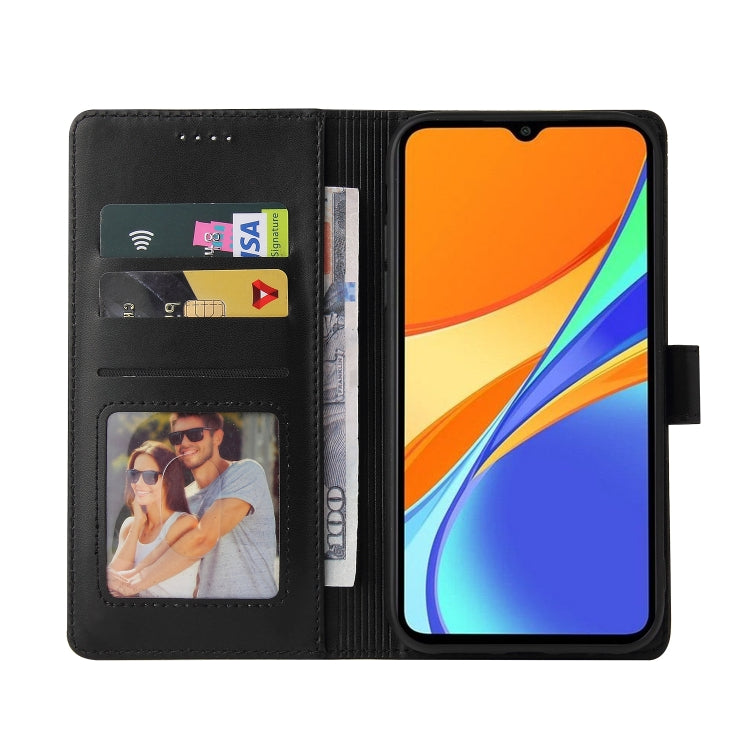 For Xiaomi Redmi 9C GQUTROBE Skin Feel Magnetic Leather Phone Case