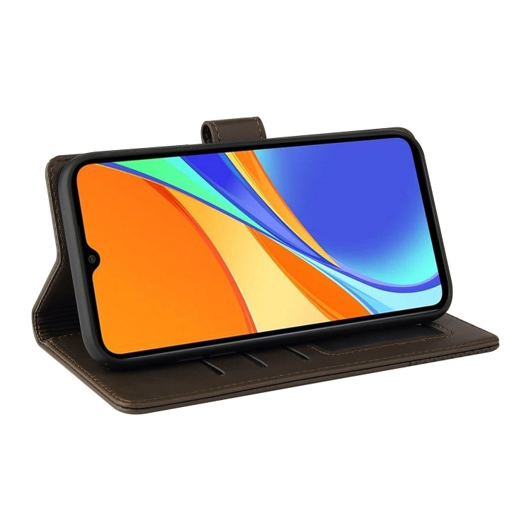 For Xiaomi Redmi 9C GQUTROBE Skin Feel Magnetic Leather Phone Case