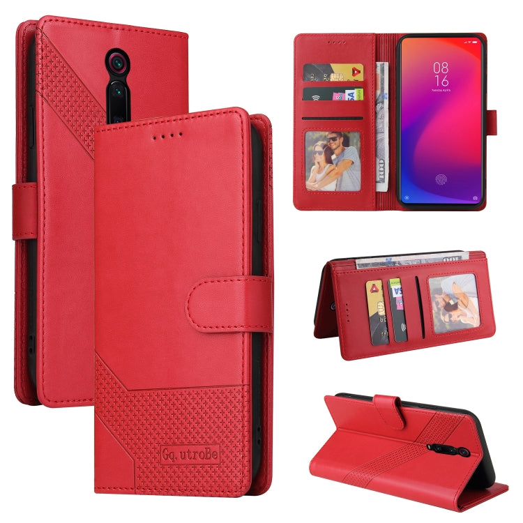 For Xiaomi Redmi K20 GQUTROBE Skin Feel Magnetic Leather Phone Case
