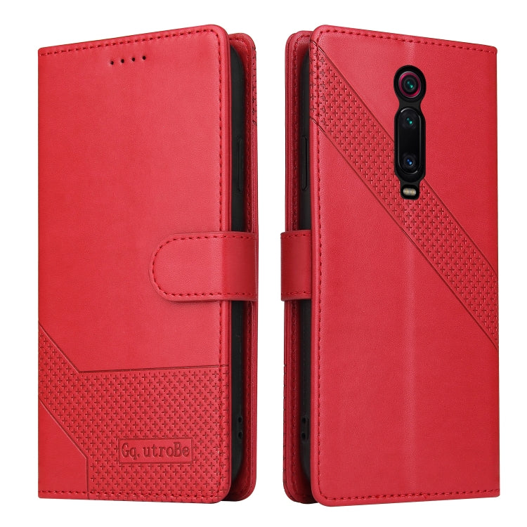 For Xiaomi Redmi K20 GQUTROBE Skin Feel Magnetic Leather Phone Case