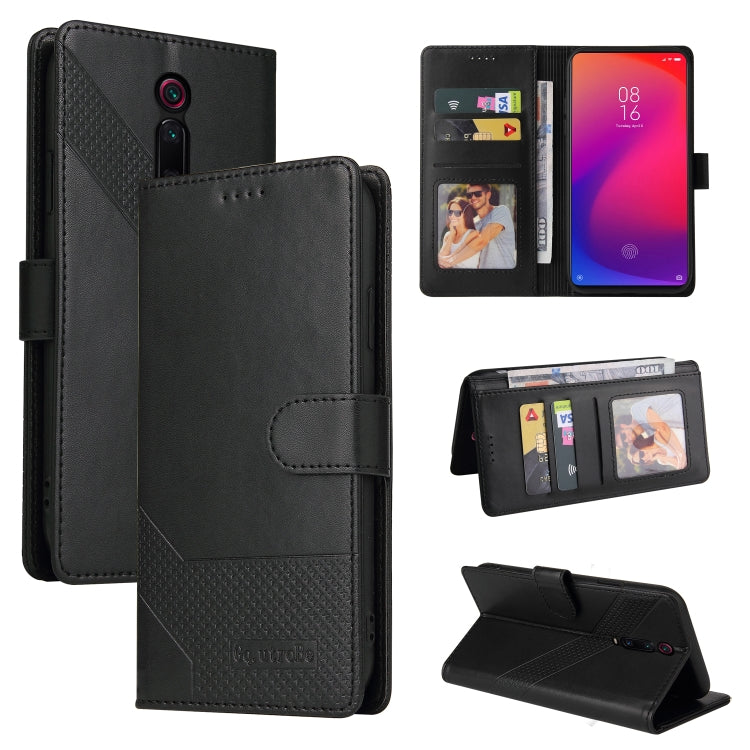 For Xiaomi Redmi K20 GQUTROBE Skin Feel Magnetic Leather Phone Case