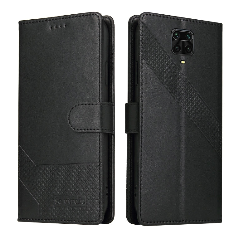For Xiaomi Redmi Note 9 Pro GQUTROBE Skin Feel Magnetic Leather Phone Case