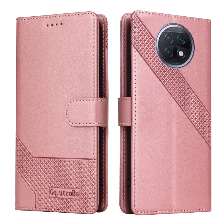 For Xiaomi Redmi Note 9T GQUTROBE Skin Feel Magnetic Leather Phone Case