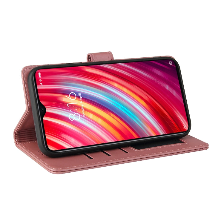 For Xiaomi Redmi Note 8 Pro GQUTROBE Skin Feel Magnetic Leather Phone Case