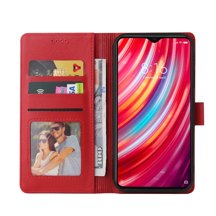 For Xiaomi Redmi Note 8 Pro GQUTROBE Skin Feel Magnetic Leather Phone Case