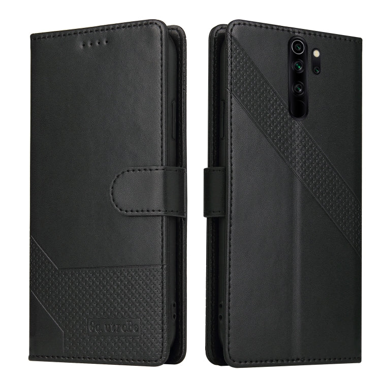 For Xiaomi Redmi Note 8 Pro GQUTROBE Skin Feel Magnetic Leather Phone Case