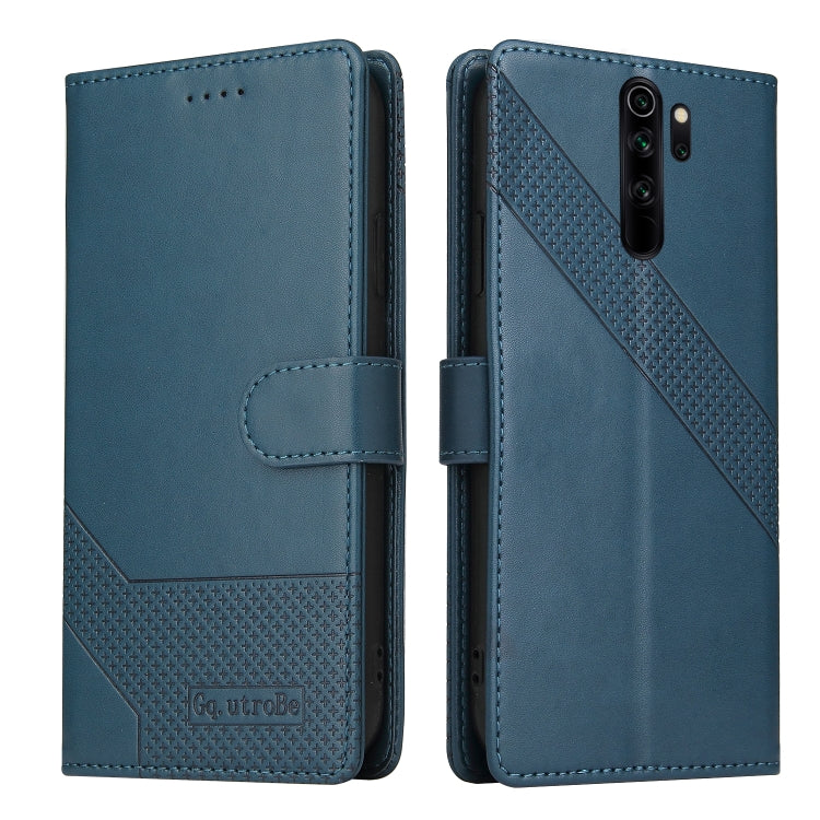 For Xiaomi Redmi Note 8 Pro GQUTROBE Skin Feel Magnetic Leather Phone Case