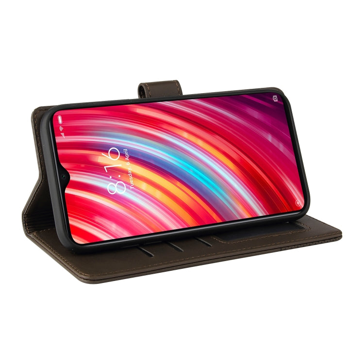 For Xiaomi Redmi Note 8 Pro GQUTROBE Skin Feel Magnetic Leather Phone Case