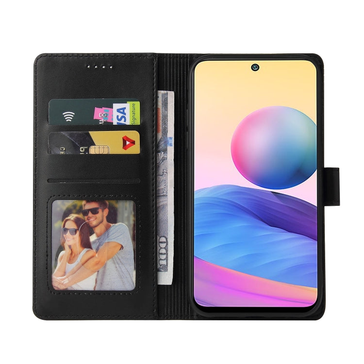 For Xiaomi Redmi Note 10 5G GQUTROBE Skin Feel Magnetic Leather Phone Case