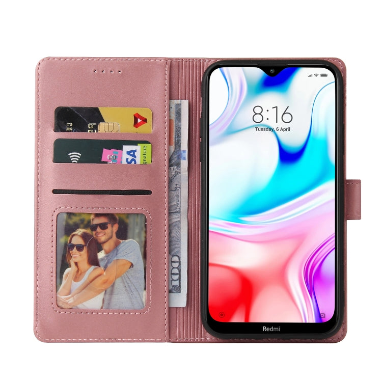 For Xiaomi Redmi 8 GQUTROBE Skin Feel Magnetic Leather Phone Case