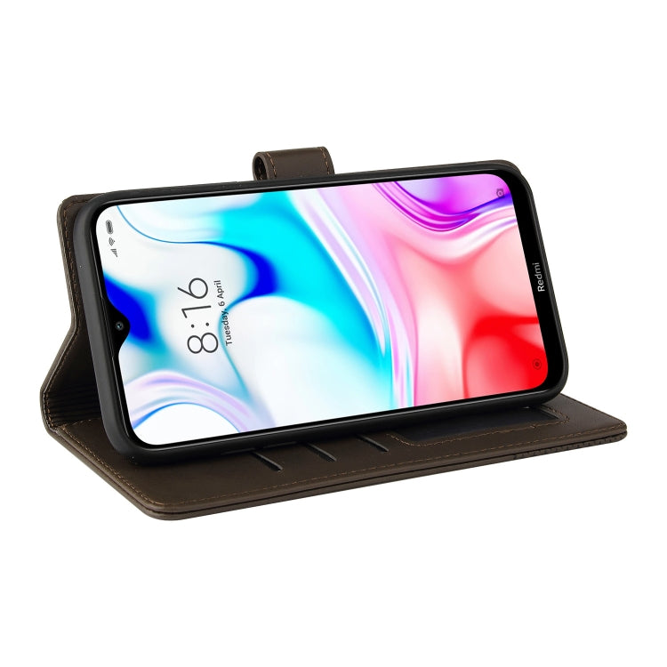 For Xiaomi Redmi 8 GQUTROBE Skin Feel Magnetic Leather Phone Case