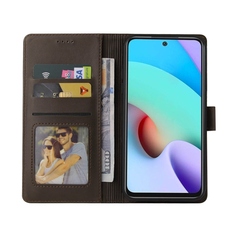 For Xiaomi Redmi 10 GQUTROBE Skin Feel Magnetic Leather Phone Case