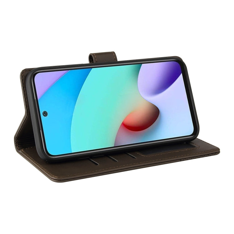 For Xiaomi Redmi 10 GQUTROBE Skin Feel Magnetic Leather Phone Case