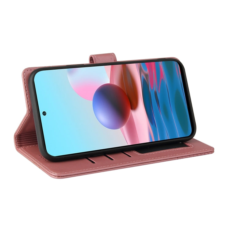 For Xiaomi Redmi Note 10 4G GQUTROBE Skin Feel Magnetic Leather Phone Case