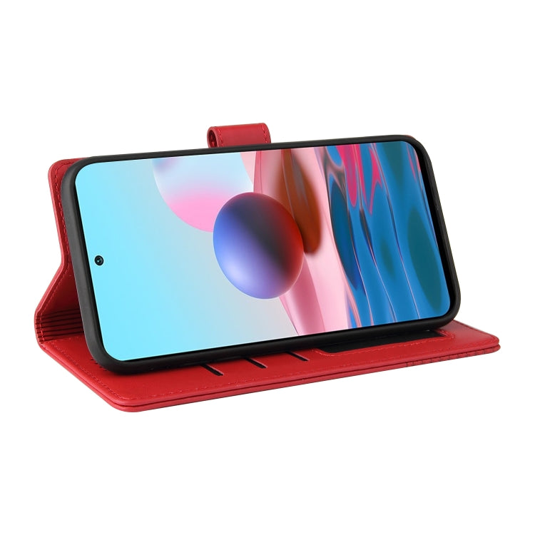 For Xiaomi Redmi Note 10 4G GQUTROBE Skin Feel Magnetic Leather Phone Case