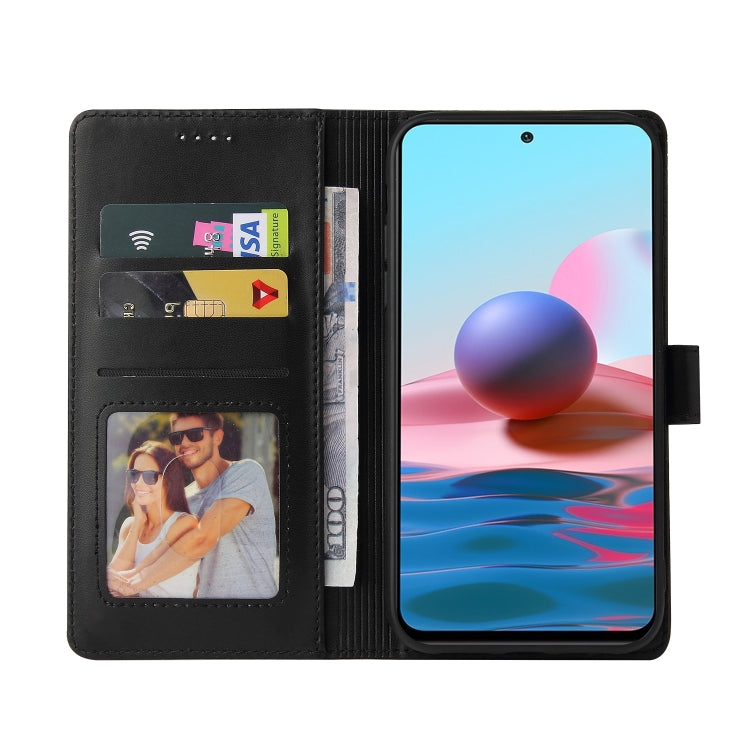 For Xiaomi Redmi Note 10 4G GQUTROBE Skin Feel Magnetic Leather Phone Case