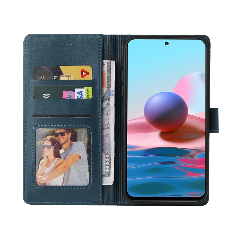 For Xiaomi Redmi Note 10 4G GQUTROBE Skin Feel Magnetic Leather Phone Case