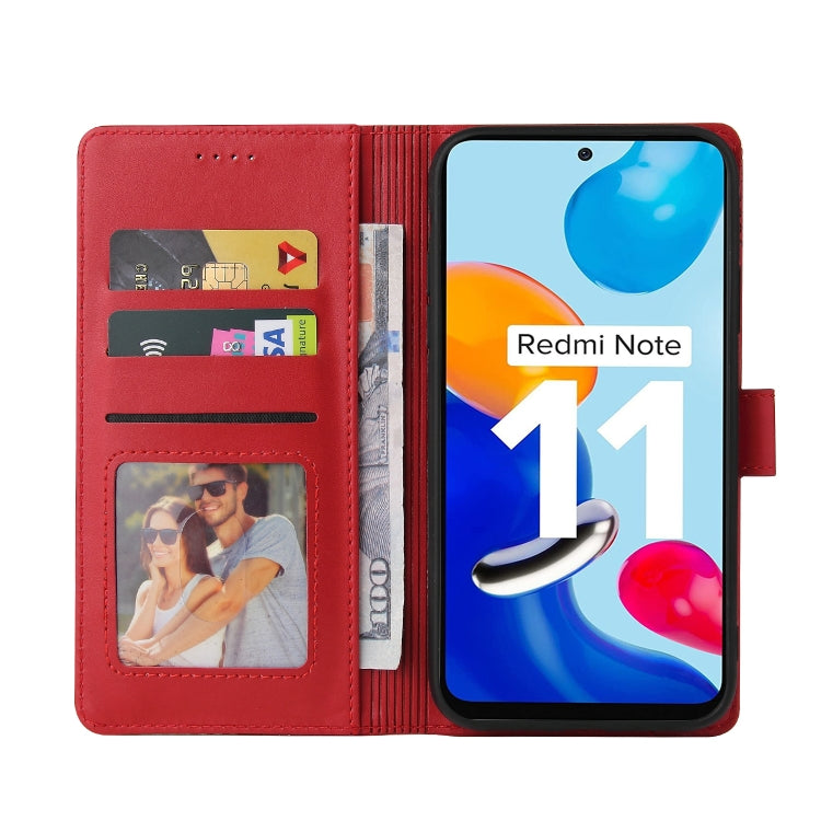 For Xiaomi Redmi Note 11 4G Global GQUTROBE Skin Feel Magnetic Leather Phone Case