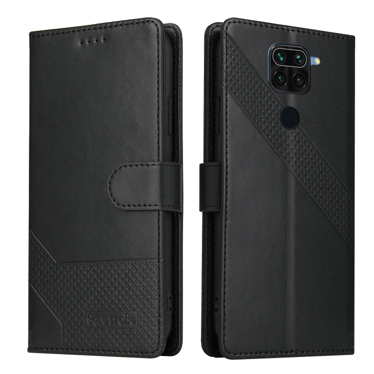 For Xiaomi Redmi Note 9 / 10X 4G GQUTROBE Skin Feel Magnetic Leather Phone Case