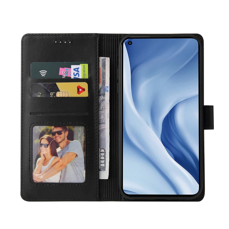 For Xiaomi Mi 11 Lite GQUTROBE Skin Feel Magnetic Leather Phone Case