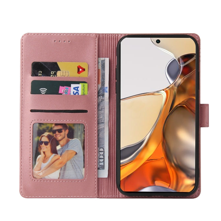 For Xiaomi 11T / 11T Pro GQUTROBE Skin Feel Magnetic Leather Phone Case