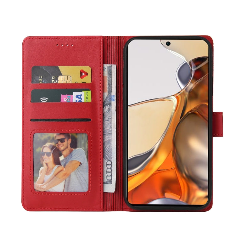 For Xiaomi 11T / 11T Pro GQUTROBE Skin Feel Magnetic Leather Phone Case