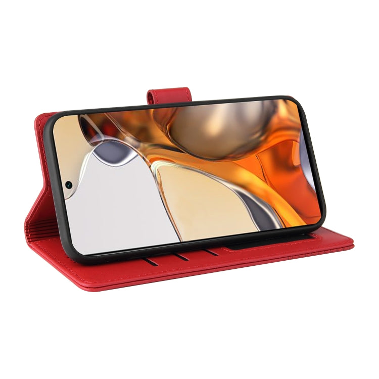 For Xiaomi 11T / 11T Pro GQUTROBE Skin Feel Magnetic Leather Phone Case