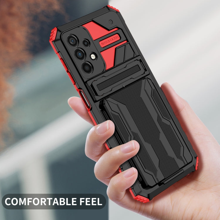 For Samsung Galaxy A23 4G / 5G Kickstand Armor Card Wallet Phone Case