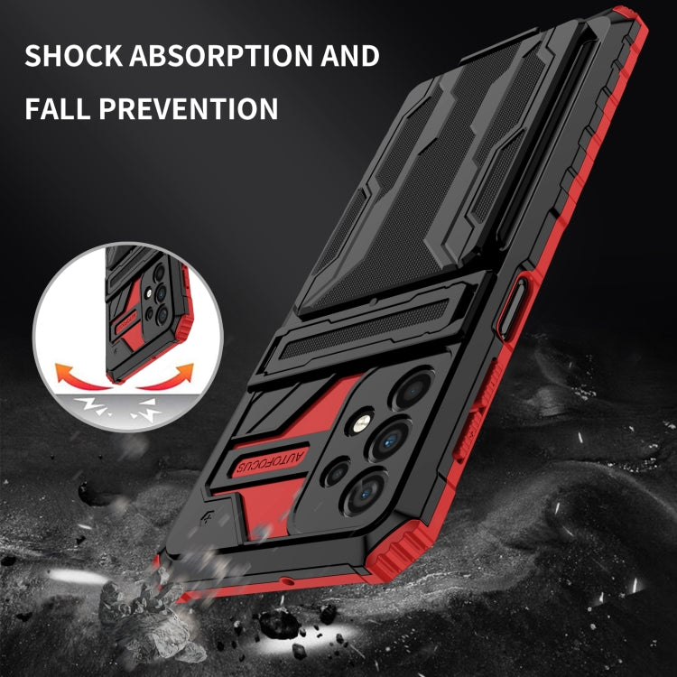 For Samsung Galaxy A23 4G / 5G Kickstand Armor Card Wallet Phone Case