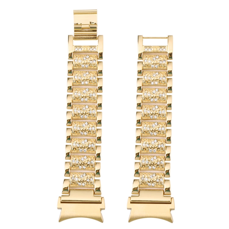 For Samsung Galaxy Watch5 40mm / 44mm Full Diamond Metal Watch Band