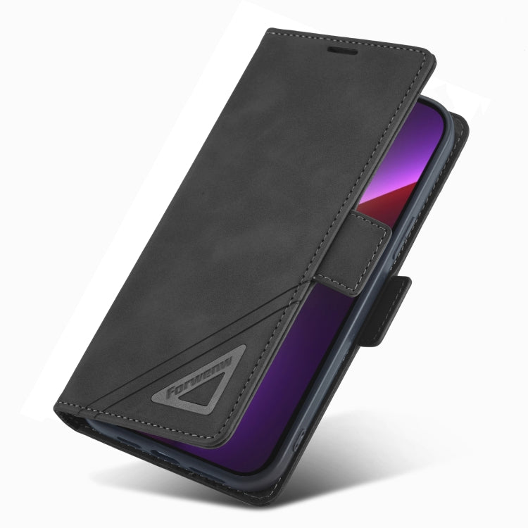 For iPhone 14 Forwenw Dual-side Buckle Leather Phone Case