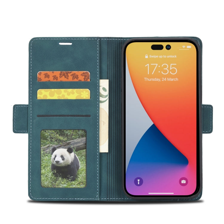 For iPhone 14 Pro Forwenw Dual-side Buckle Leather Phone Case