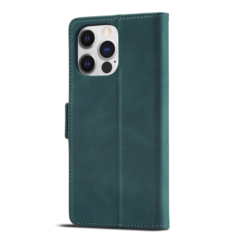 For iPhone 14 Pro Max Forwenw Dual-side Buckle Leather Phone Case