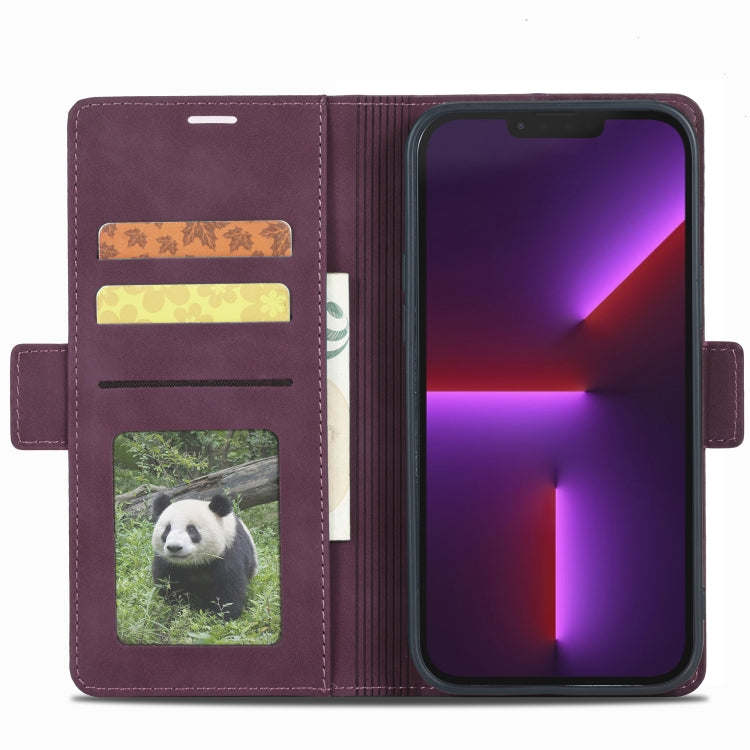 For iPhone 13 mini Forwenw Dual-side Buckle Leather Phone Case