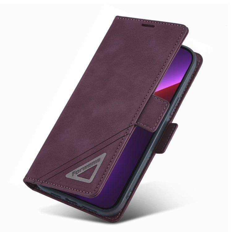 For iPhone 13 mini Forwenw Dual-side Buckle Leather Phone Case