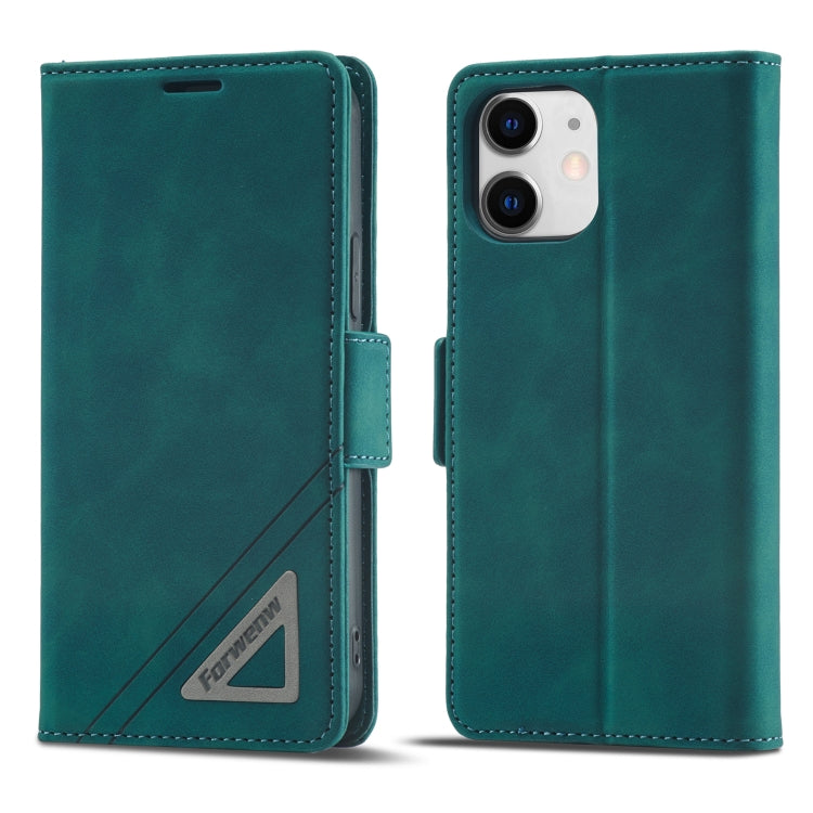 For iPhone 12 mini Forwenw Dual-side Buckle Leather Phone Case