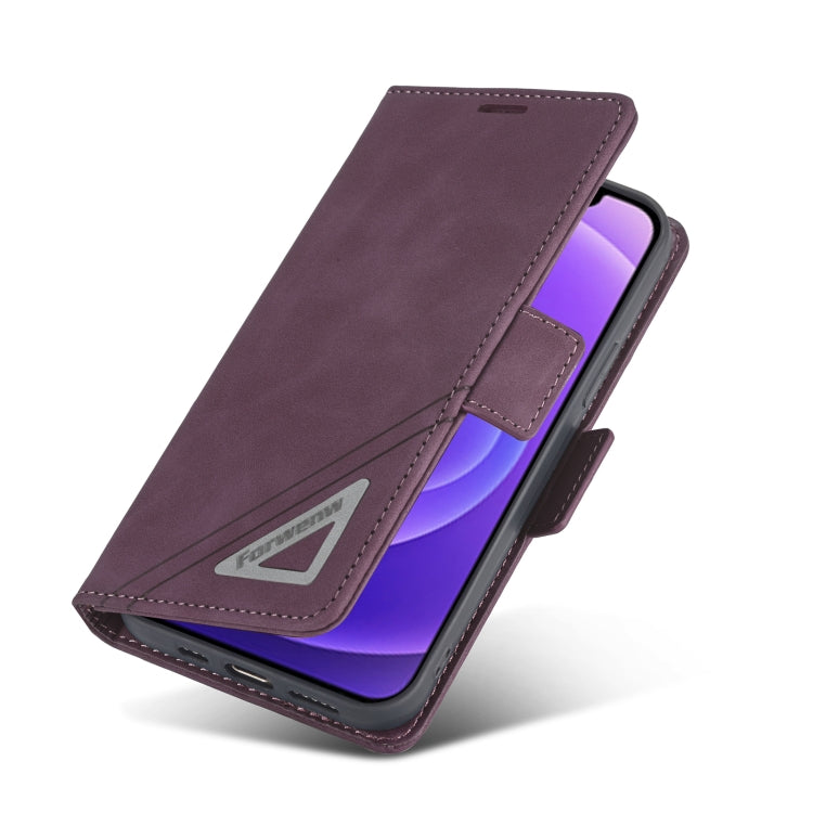 For iPhone 12 mini Forwenw Dual-side Buckle Leather Phone Case