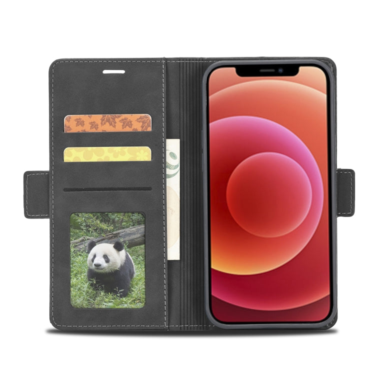 For iPhone 12 / 12 Pro Forwenw Dual-side Buckle Leather Phone Case