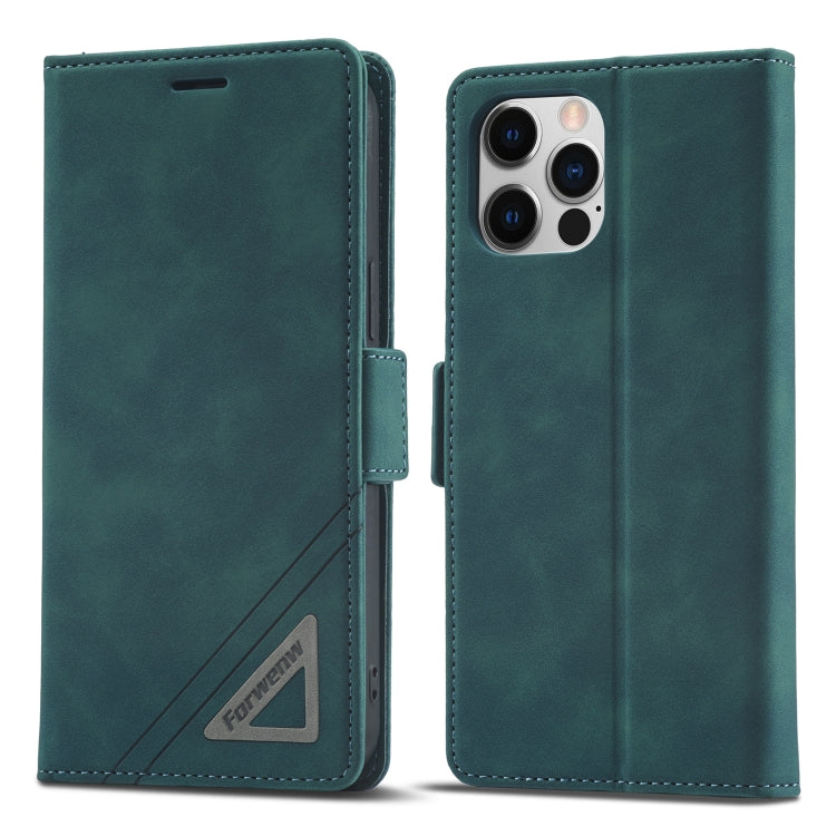 For iPhone 12 / 12 Pro Forwenw Dual-side Buckle Leather Phone Case