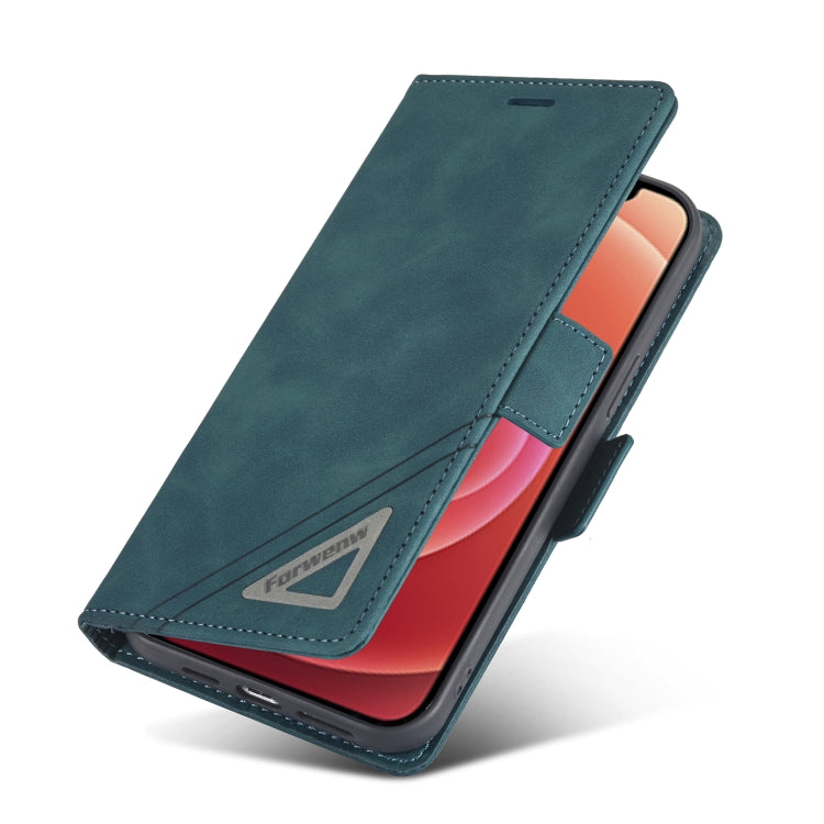For iPhone 12 / 12 Pro Forwenw Dual-side Buckle Leather Phone Case