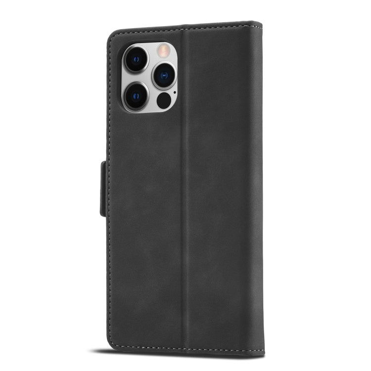 For iPhone 12 Pro Max Forwenw Dual-side Buckle Leather Phone Case