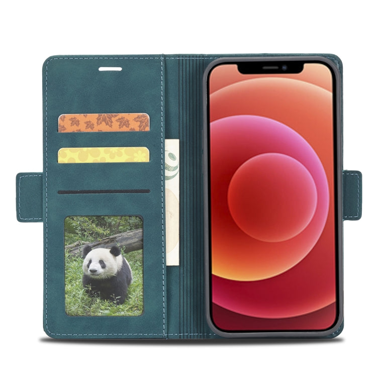 For iPhone 12 Pro Max Forwenw Dual-side Buckle Leather Phone Case